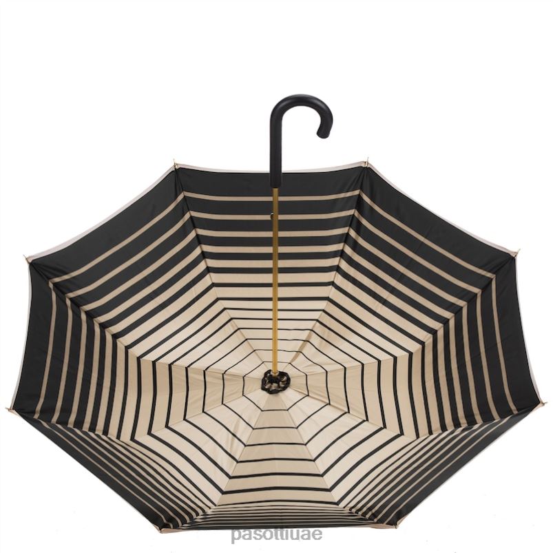 مظلة | 189 21285-1 ع - مظلة عاجية مخططة من الداخل، قماش مزدوج PASOTTI Z446V459